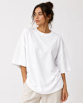 Drop Shoulder Oversized T-Shirt | Soft Cotton Jersey Tee