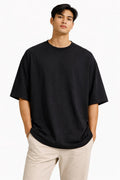 Drop Shoulder Oversized T-Shirt | Soft Cotton Jersey Tee