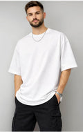 Drop Shoulder Oversized T-Shirt | Soft Cotton Jersey Tee
