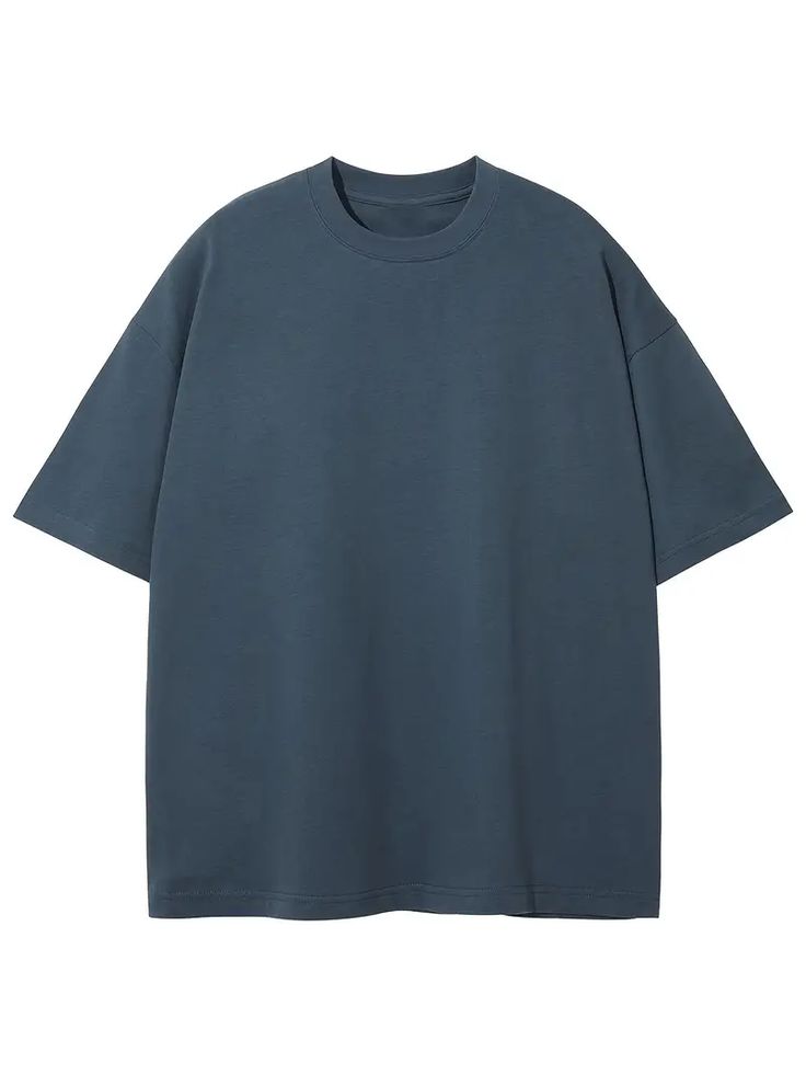 Drop Shoulder Oversized T-Shirt | Soft Cotton Jersey Tee